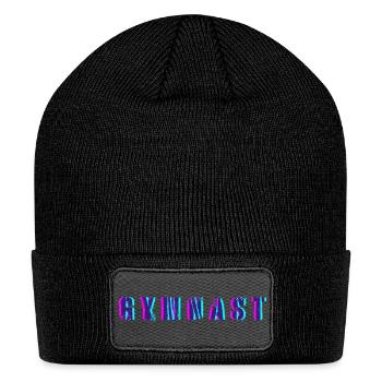 Neon Gymnast Splash - Patch Beanie - black - Front
