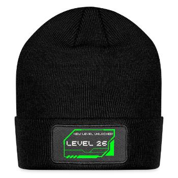 LEVEL 26 Achieved Birthday Level Up - Patch Beanie - black - Front