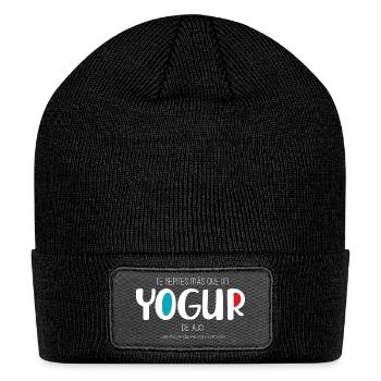 Yogur de ajo (dark) - Patch Beanie - black - Front