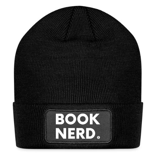 Book Nerd in White - Patch Beanie