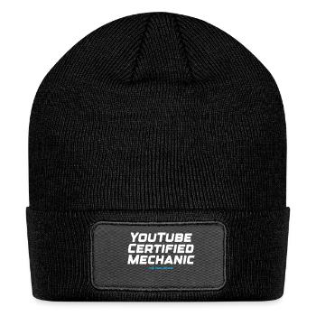 YouTube Certified Mechanic - Patch Beanie - black - Front