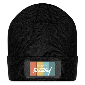 positive energy - Patch Beanie - black - Front