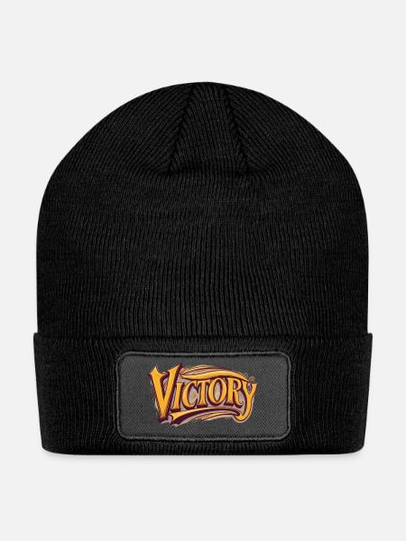 Victory - Patch Beanie - black