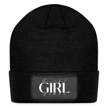 Beautiful Girl Power - Patch Beanie - black - Front