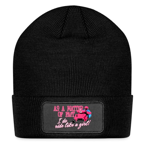 Ride Like a Girl - Patch Beanie