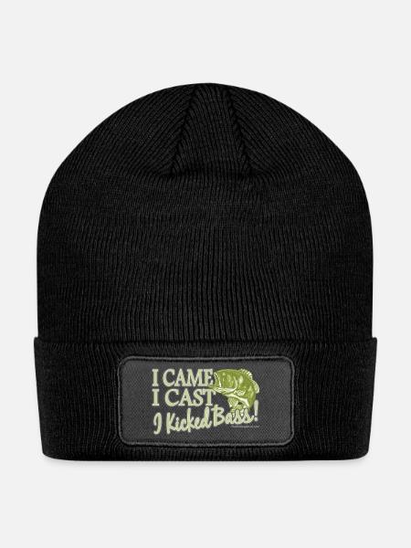 Bass Cast I Came I Kicked - Patch Beanie - black