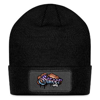 Street Life - Patch Beanie - black - Front