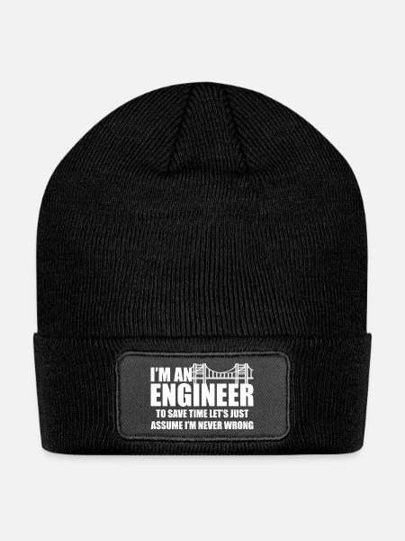 Engineer - Patch Beanie - black