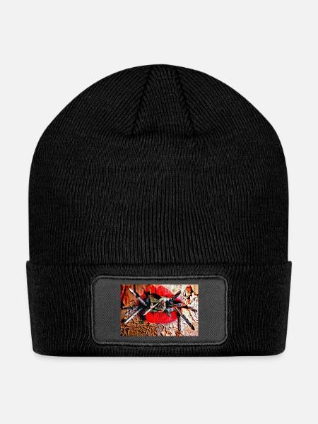 My digital art brush - Patch Beanie - black