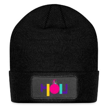 Celebrate Colors & Joy - Patch Beanie - black - Front