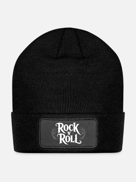 Rock 'n' Roll - Patch Beanie - black