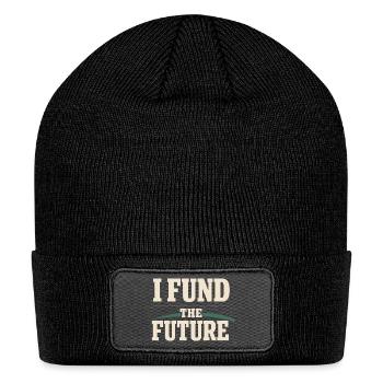 Angel Investor Venture Capital Startup Investor - Patch Beanie - black - Front