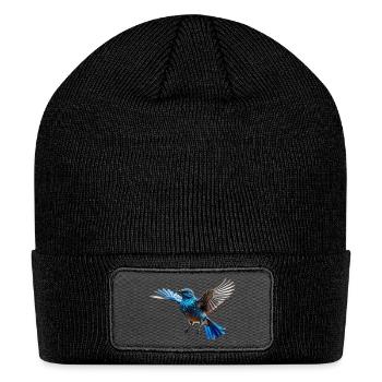 Beautiful bird - Patch Beanie - black - Front