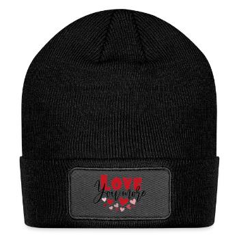 Print Your Personality - Patch Beanie - black - Front