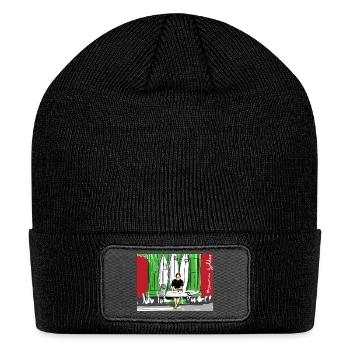 John John Florence Quiver with Background - Patch Beanie - black - Front