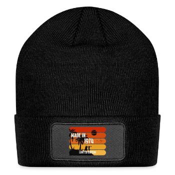 1974 - Patch Beanie - black - Front