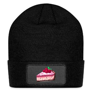 Raspberry Cheesecake Slice - Patch Beanie - black - Front