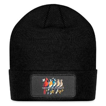 Branch Birding Watching Sleeve - Patch Beanie - black - Front