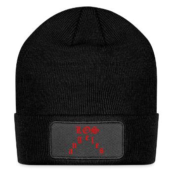Parties Short Sleeve Unisex - Patch Beanie - black - Front