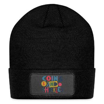 Coin-Cidentally Funny - Patch Beanie - black - Front