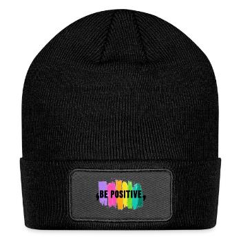 Spectrum of Positivity - Patch Beanie - black - Front