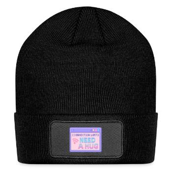 Pixel Hug Recovery Screen - Patch Beanie - black - Front