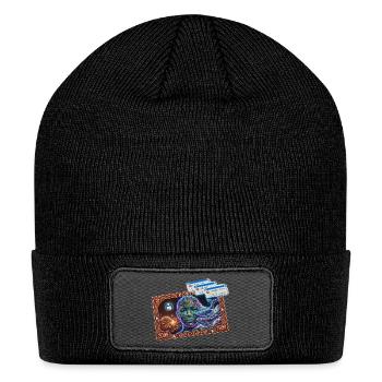 Futuristic Neon Journey - Patch Beanie - black - Front