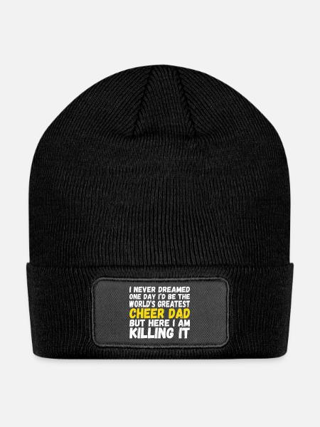 Worlds Greatest Cheer - Patch Beanie - black