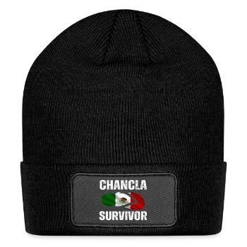 Funny Mexican Gifts Mom Humor  - Patch Beanie - black - Front
