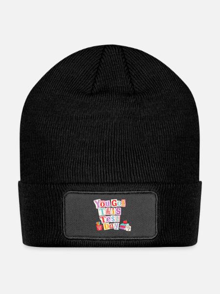 You Got This Test Day - Patch Beanie - black