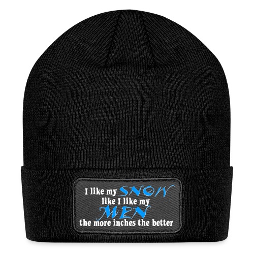 Snow & Men - The More Inches the Better - Patch Beanie