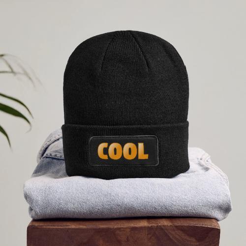 Cool 3D Word Design – Bold Chill Style - Patch Beanie