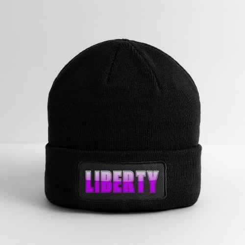 Liberty Typography Graphic Design - Patch Beanie