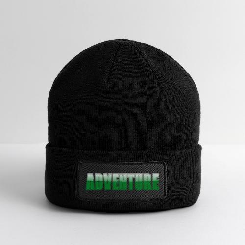 Adventure Typography Design for Apparel - Patch Beanie