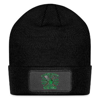 Funny Gardening Gang for Gardeners - Patch Beanie - black - Front