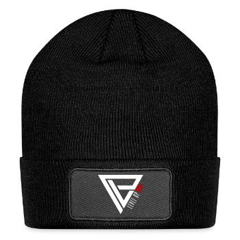 LEVEL UP blanco - Patch Beanie - black - Front