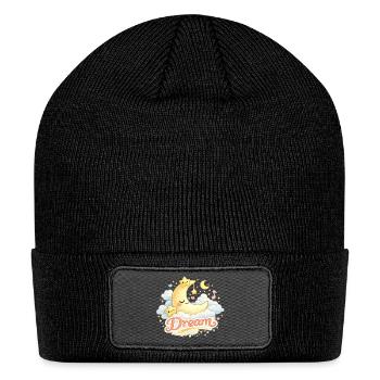 Dream Moon Whimsy - Patch Beanie - black - Front