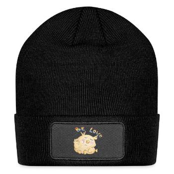 Chubby Zen Duck - Patch Beanie - black - Front