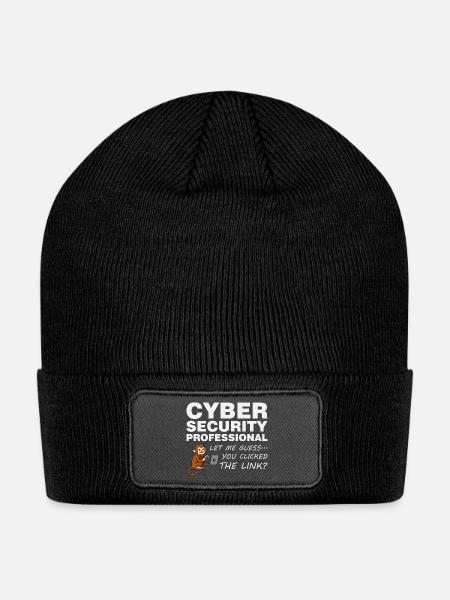 Cyber Security Professional - Patch Beanie - black
