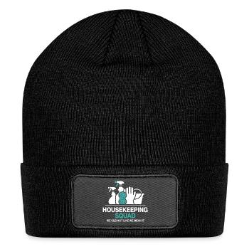 Housekeeping Squad: Clean It Like We Mean It - Patch Beanie - black - Front