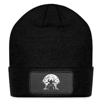 Bigfoot Drummer Moon - Patch Beanie - black - Front