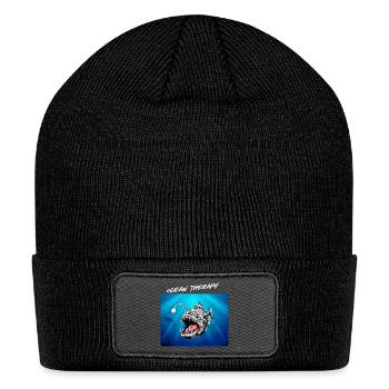 Ocean_Therapy - Patch Beanie - black - Front