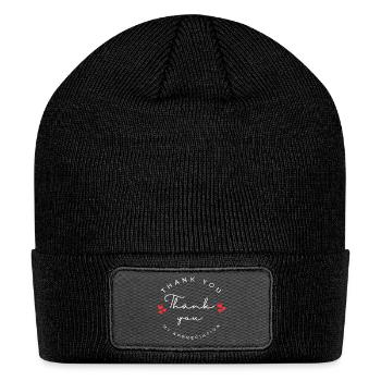 My_Appreciation - Patch Beanie - black - Front