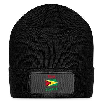 Team Guyana flags design - Patch Beanie - black - Front