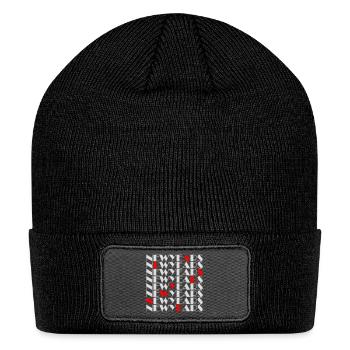 New Years Countdown Grid Happy New Year - Patch Beanie - black - Front