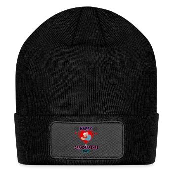 Happy Grandparents Day - Patch Beanie - black - Front
