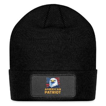 American Patriot - Patch Beanie - black - Front