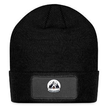 Camping Unplugged - Patch Beanie - black - Front