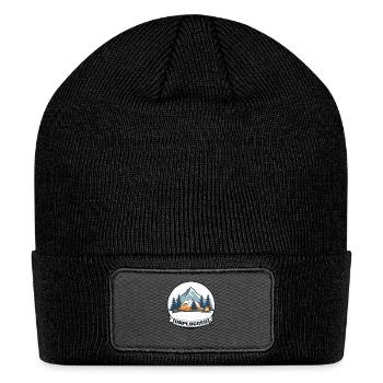 Back To Nature! - Patch Beanie - black - Front