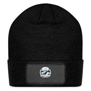 Camping Unplugged - Patch Beanie - black - Front